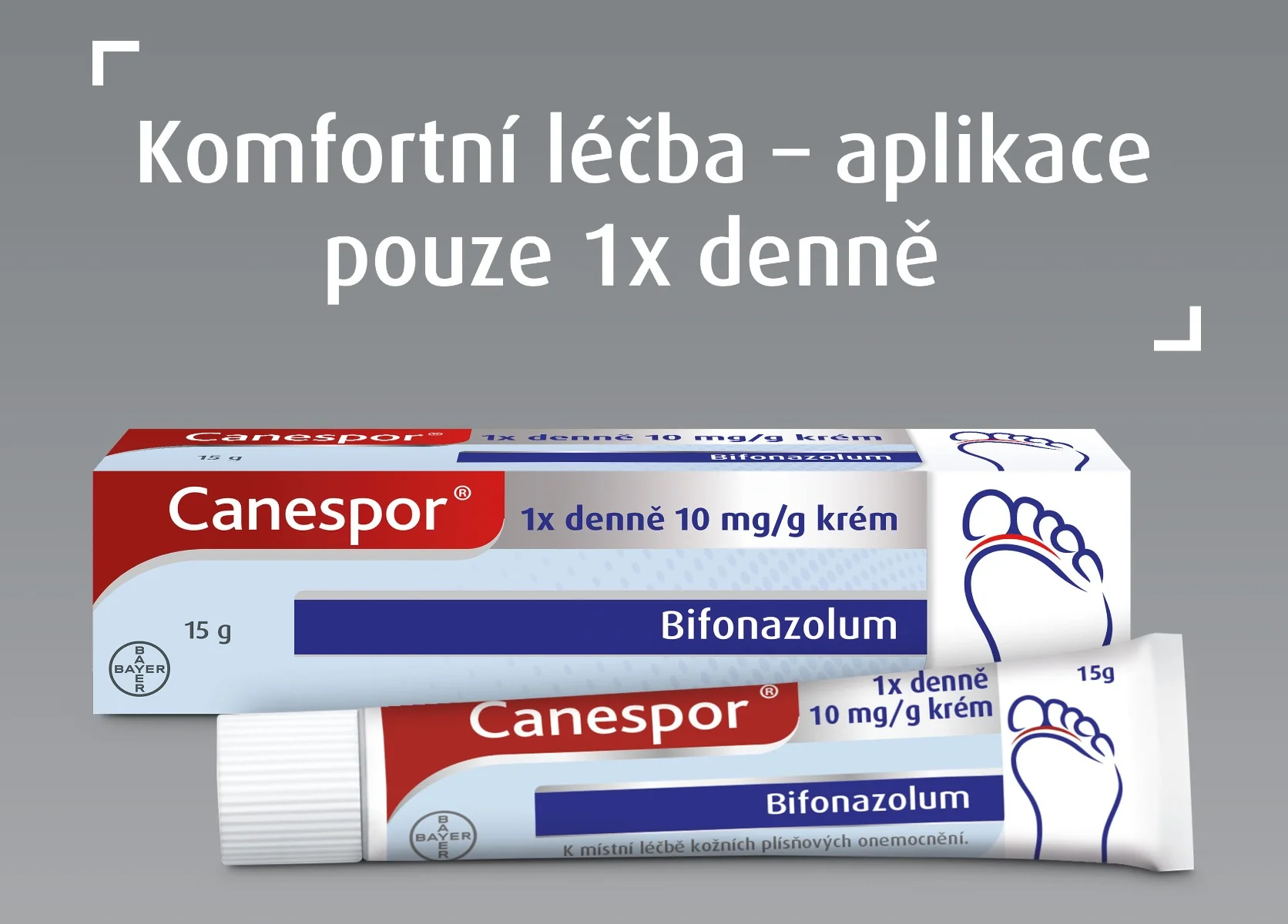 Canespor 1x denně krém 15 g