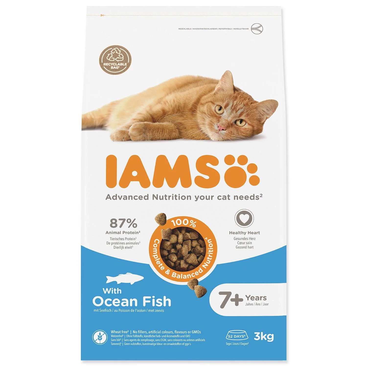 IAMS Krmivo Cat Senior Ocean fish 3kg