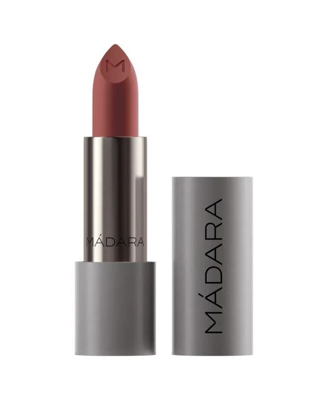 MÁDARA Velvet Wear Warm Nude matná krémová rtěnka 3,8 g