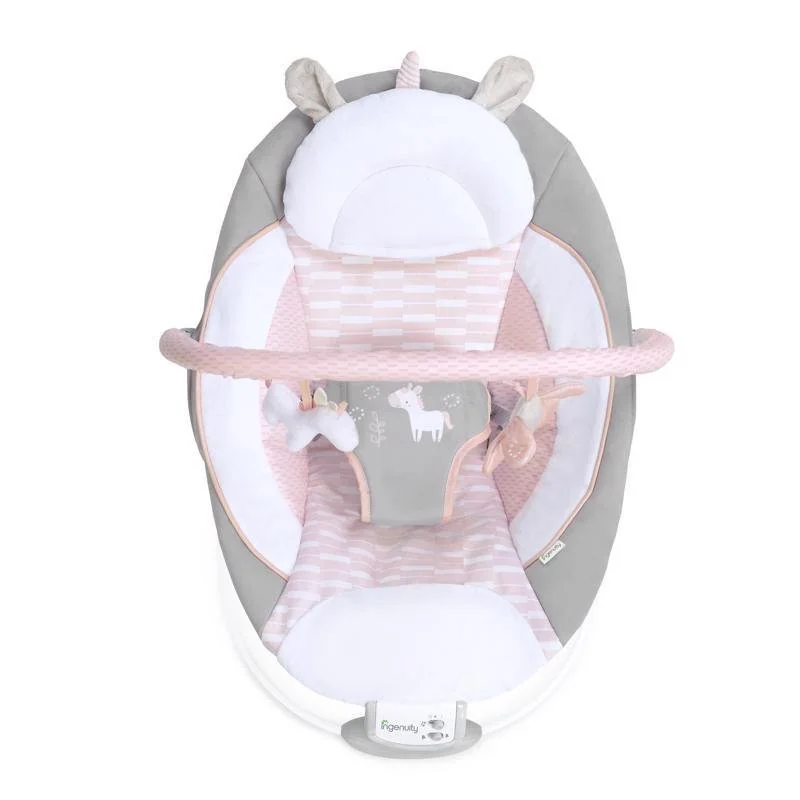Ingenuity Lehátko vibrující s melodií Flora the Unicorn™ 0m+ do 9 kg