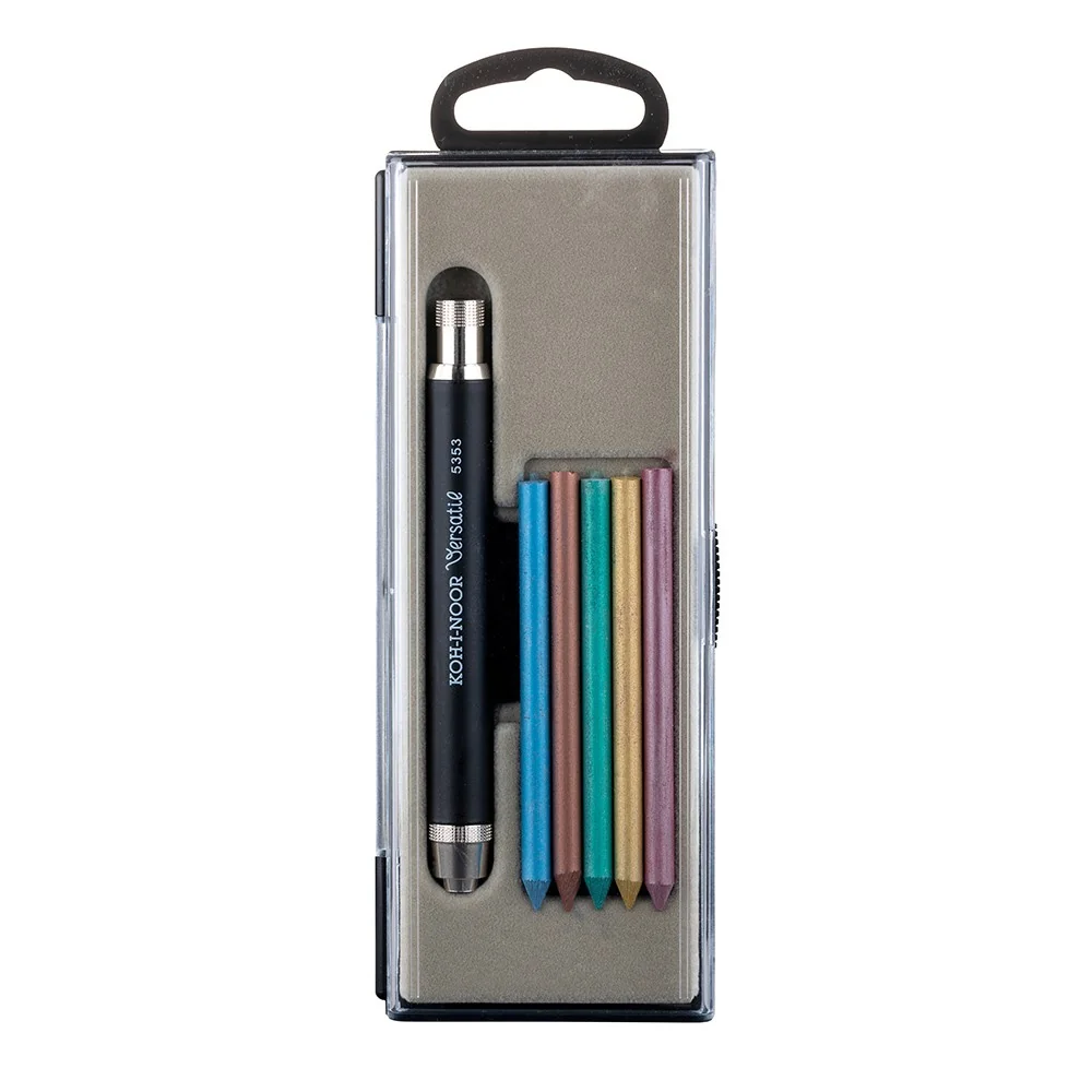 KOH-I-NOOR 5353 SOFT - mechanická versatilka + 6 metalických tuh