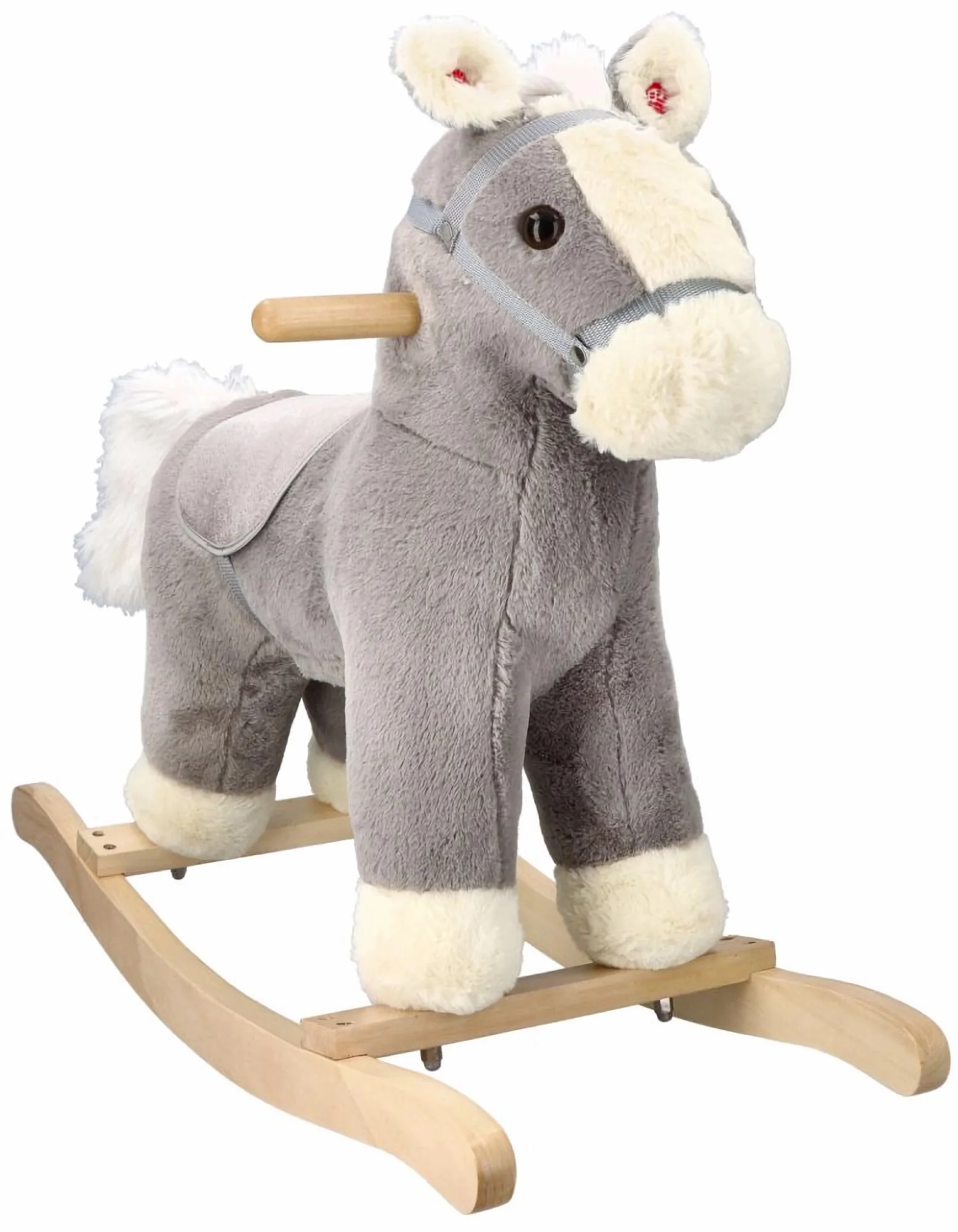 Adam Toys Houpací Koník Šedák se zvukem - šedá