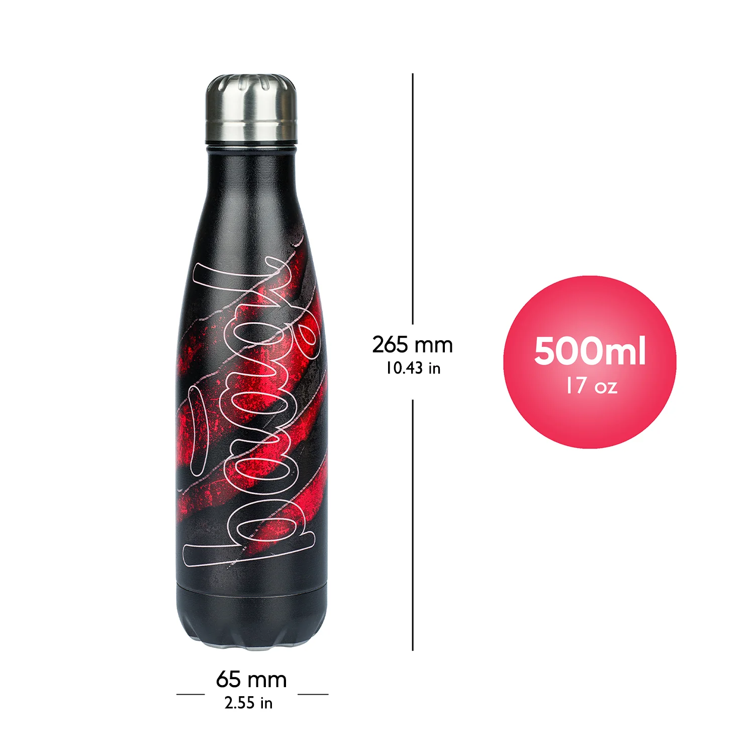 Baagl Termoláhev s kovovým víčkem Láva, 500 ml 