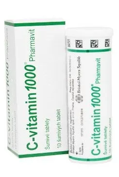 Pharmavit C-vitamin 1000 10 šumivých tablet
