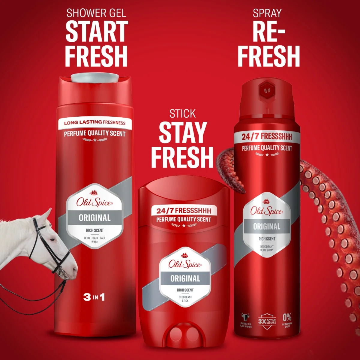 Old Spice Original Pánský tuhý deodorant 50 ml