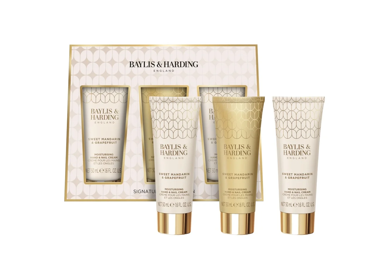 Baylis & Harding Sada krémů na ruce Mandarinka & Grapefruit 3x50 ml