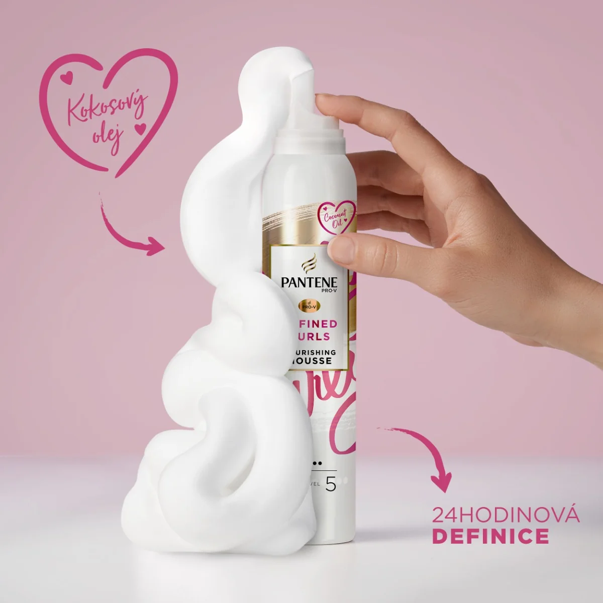 Pantene Pro-V Defined Curls vyživující pěna na vlasy 200 ml