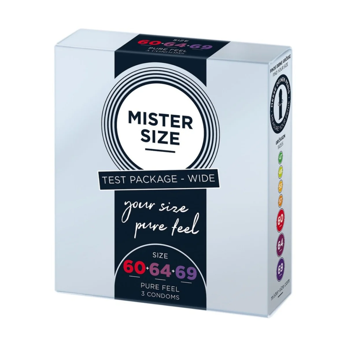 Shunga Mister Size 60-64-69 mm 3-pack