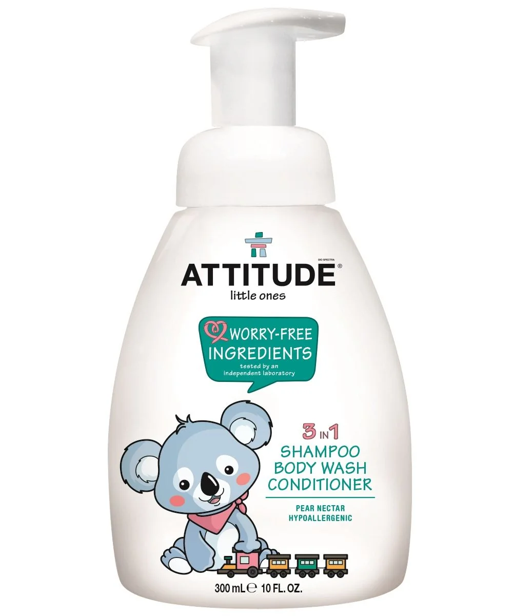 ATTITUDE Dětské tělové mýdlo 3v1 hruška 300 ml