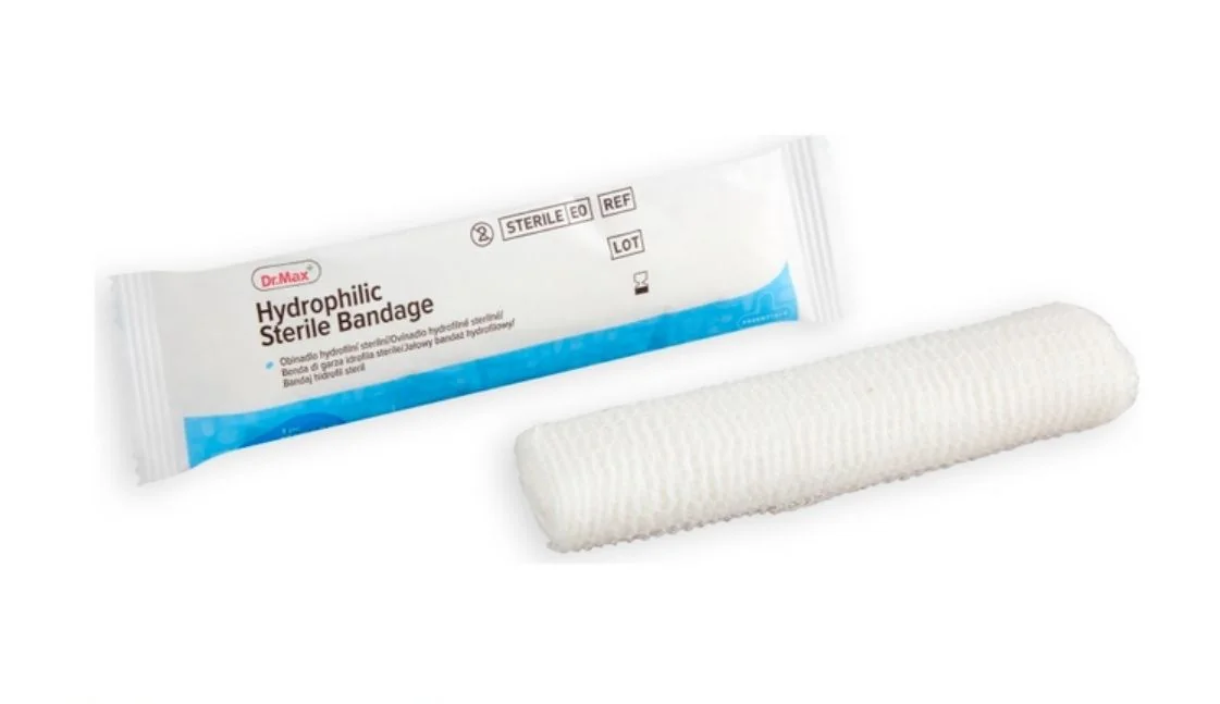 Dr. Max Hydrophilic Sterile Bandage 12 cm x 5 m 1 ks