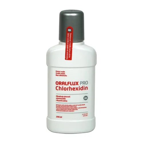 Oralflux Chlorhexidin Pro ústní voda 250 ml