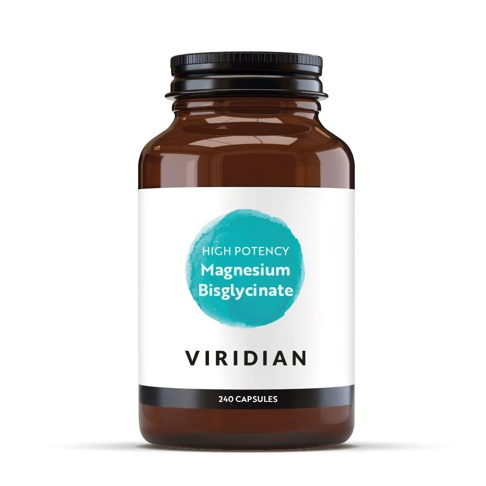 Viridian Magnesium Bisglycinate High Potency 240 kapslí