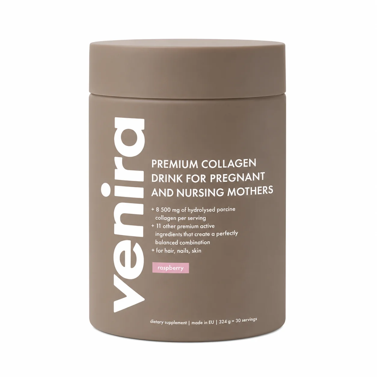 Venira Premium kolagenový drink pro těhotné a kojící maminky malina 324 g