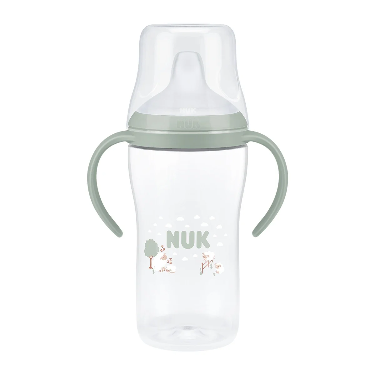 NUK Perfect Match Láhev na učení 6m+ 260 ml 1 ks sheep