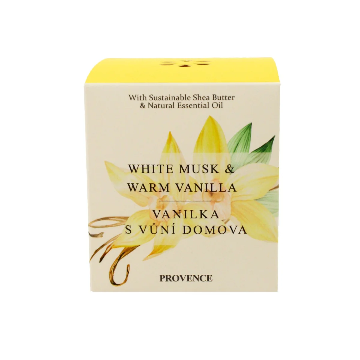 Provence Svíčka ve skle Vanilka s vůní domova 158 g