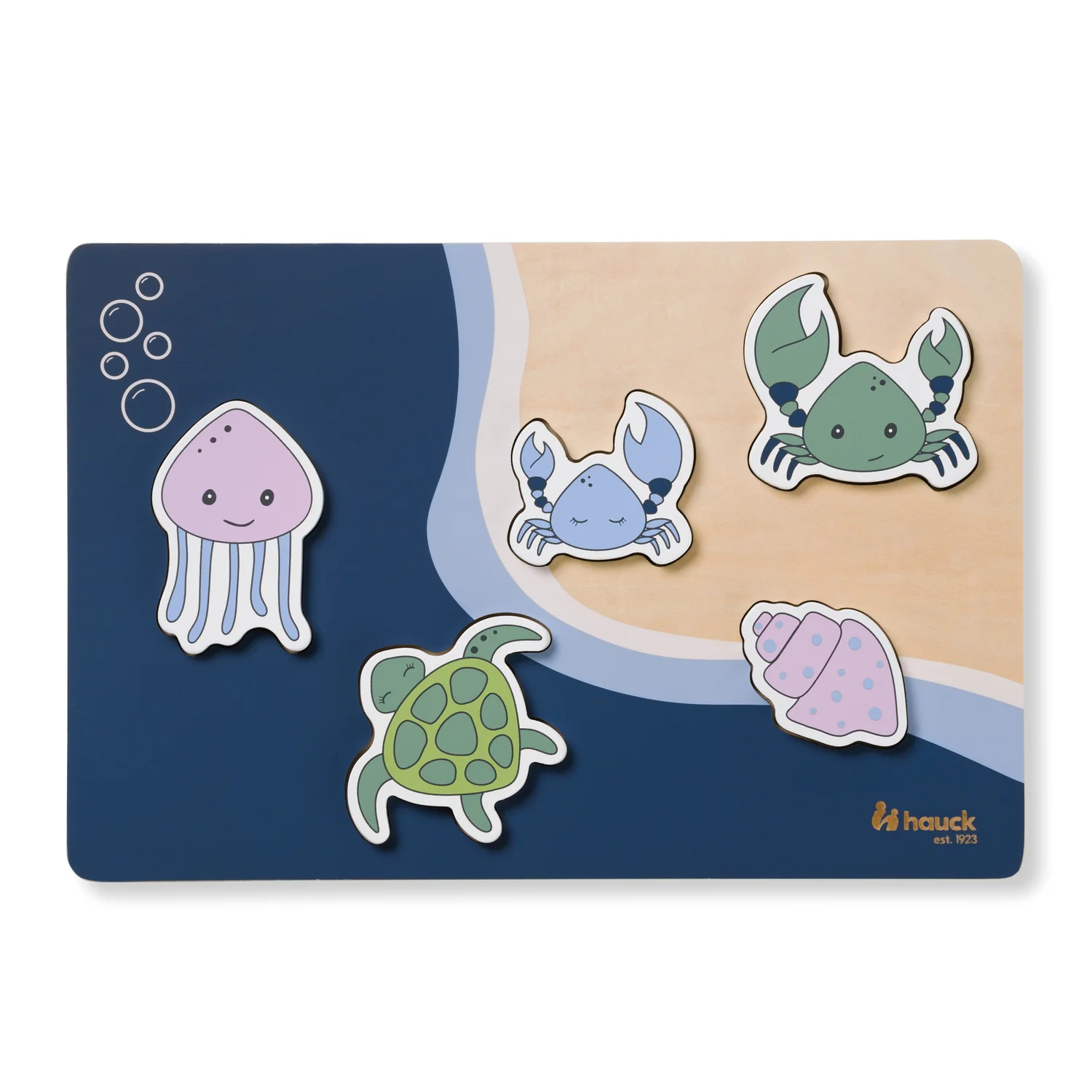 Hauck dřevěné Puzzle vkládací Puzzle N Fit Sea 