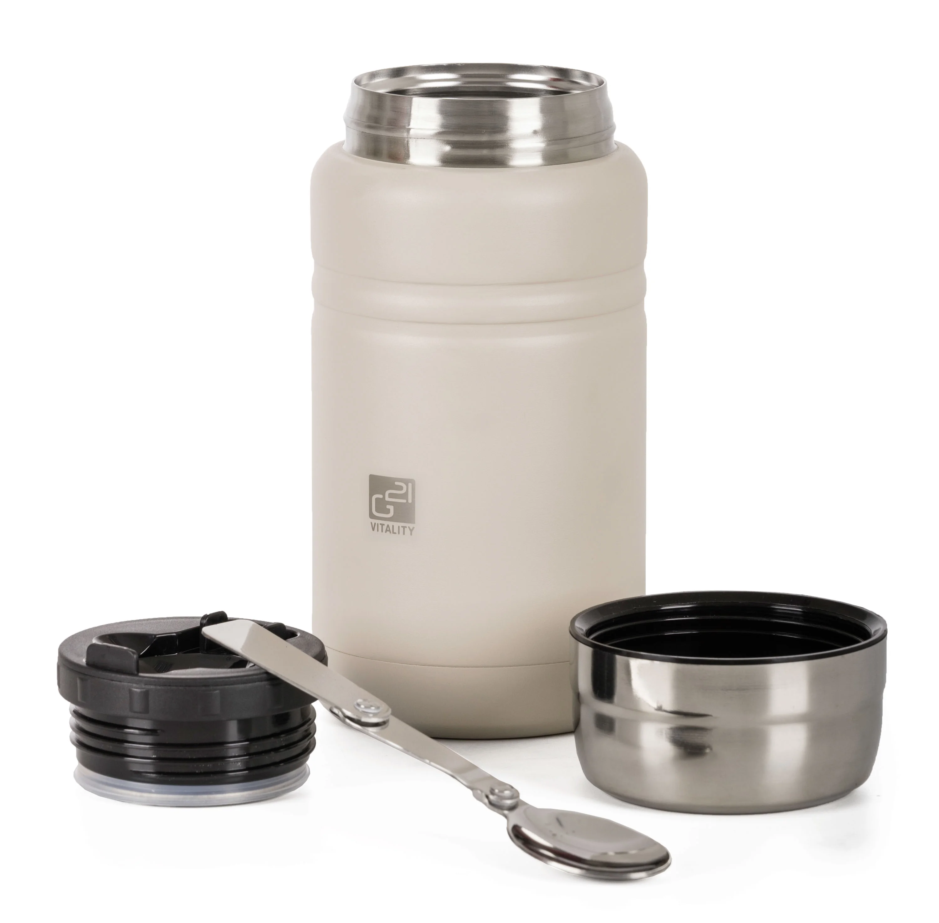 G21 Termoska na jídlo 750 ml pískově béžová 