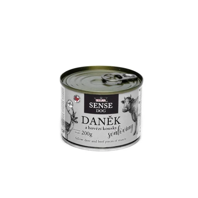 Sokol Falco SENSE DOG daněk a hovězí 200g