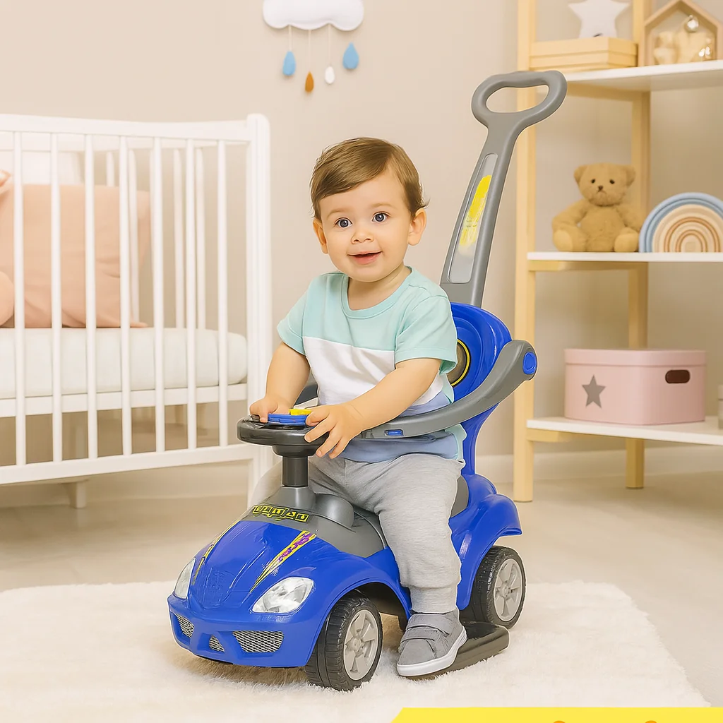 Toyz Odrážedlo Race Car 2v1 se zvukem – modré 