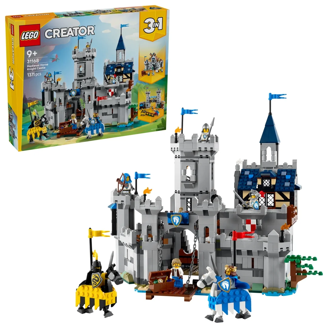 LEGO® Creator 3v1 31168 Středověký hrad a rytíři na koních