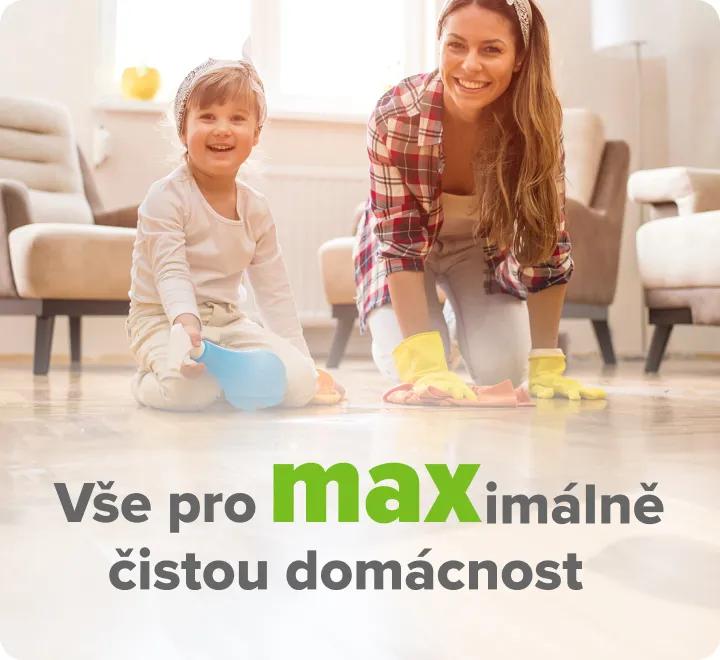 Vše pro maximálně čistou domácnost na e-shopu Dr. Max.