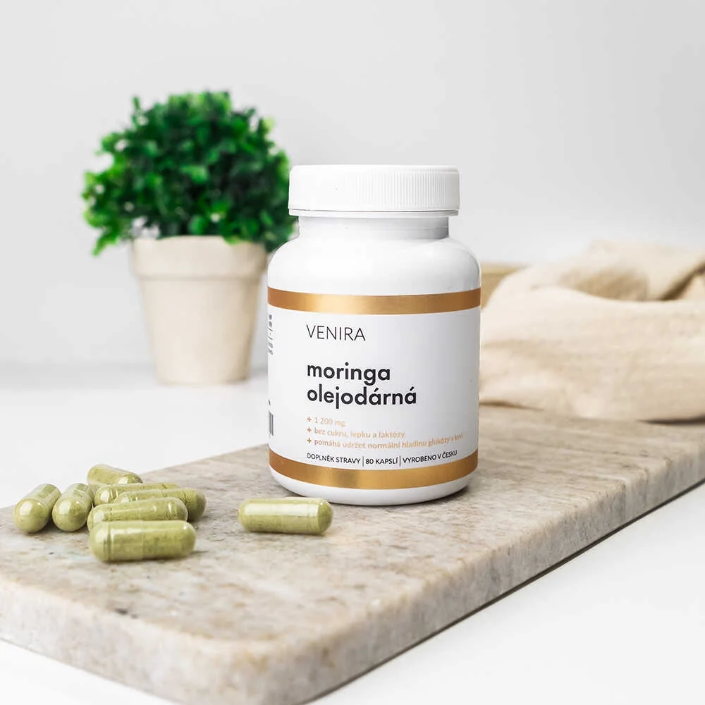 Venira Moringa olejodárná 80 kapslí