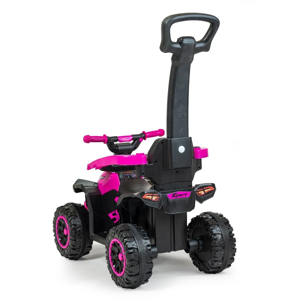 Baby Mix Dětské odrážedlo Mega s vodící tyčí modré