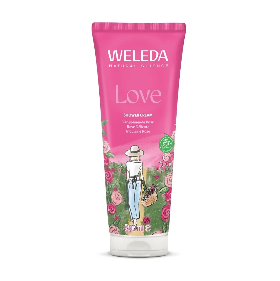 Weleda Love Růžový sprchový krém 200 ml