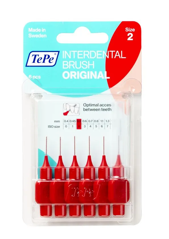 Tepe Original 0,5 mm červené mezizubní kartáčky 6 ks