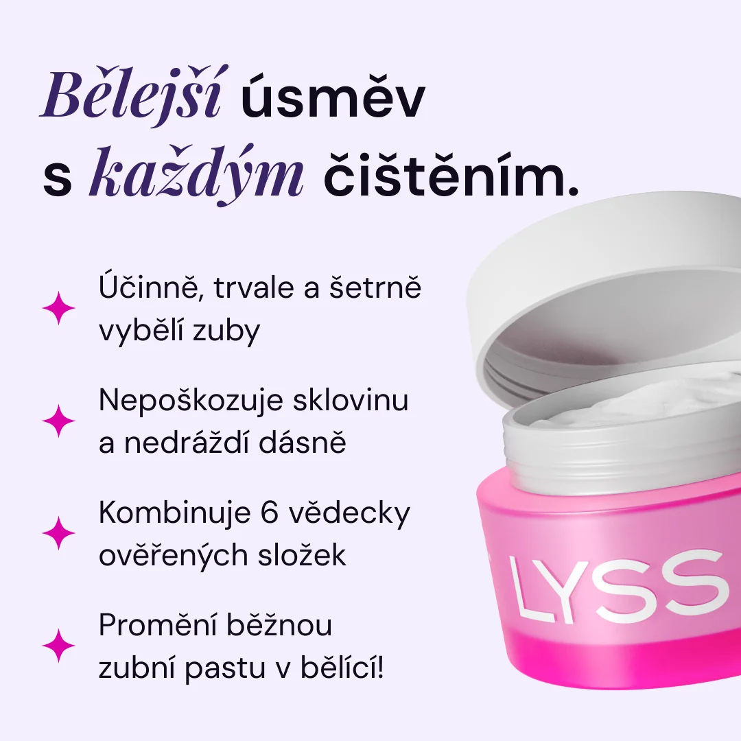 Lyss PAP+ bělicí pudr na zuby 12 g