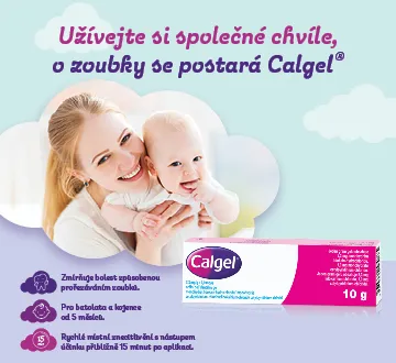 Užívejte si společné chvíle, o zoubky se postará Calgel orální gel. 