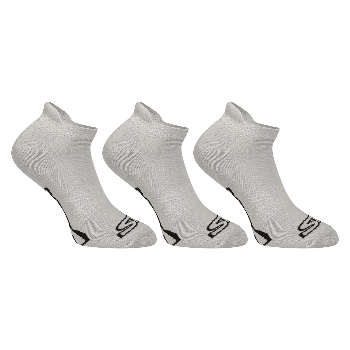 Styx 3PACK ponožky nízké šedé (3HN1062) L