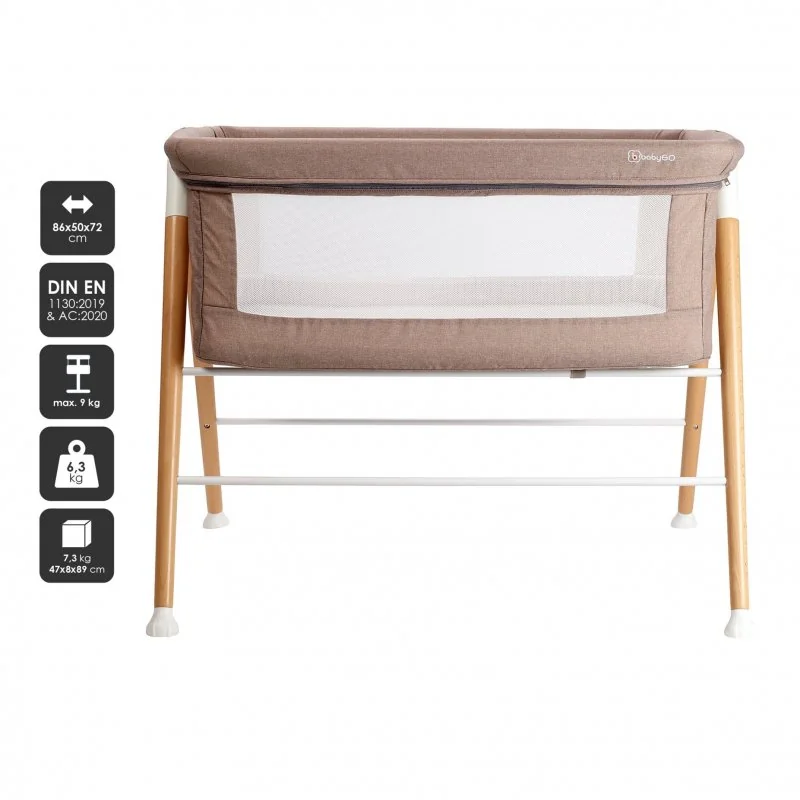 BABYGO dětská postýlka Good Night Beige