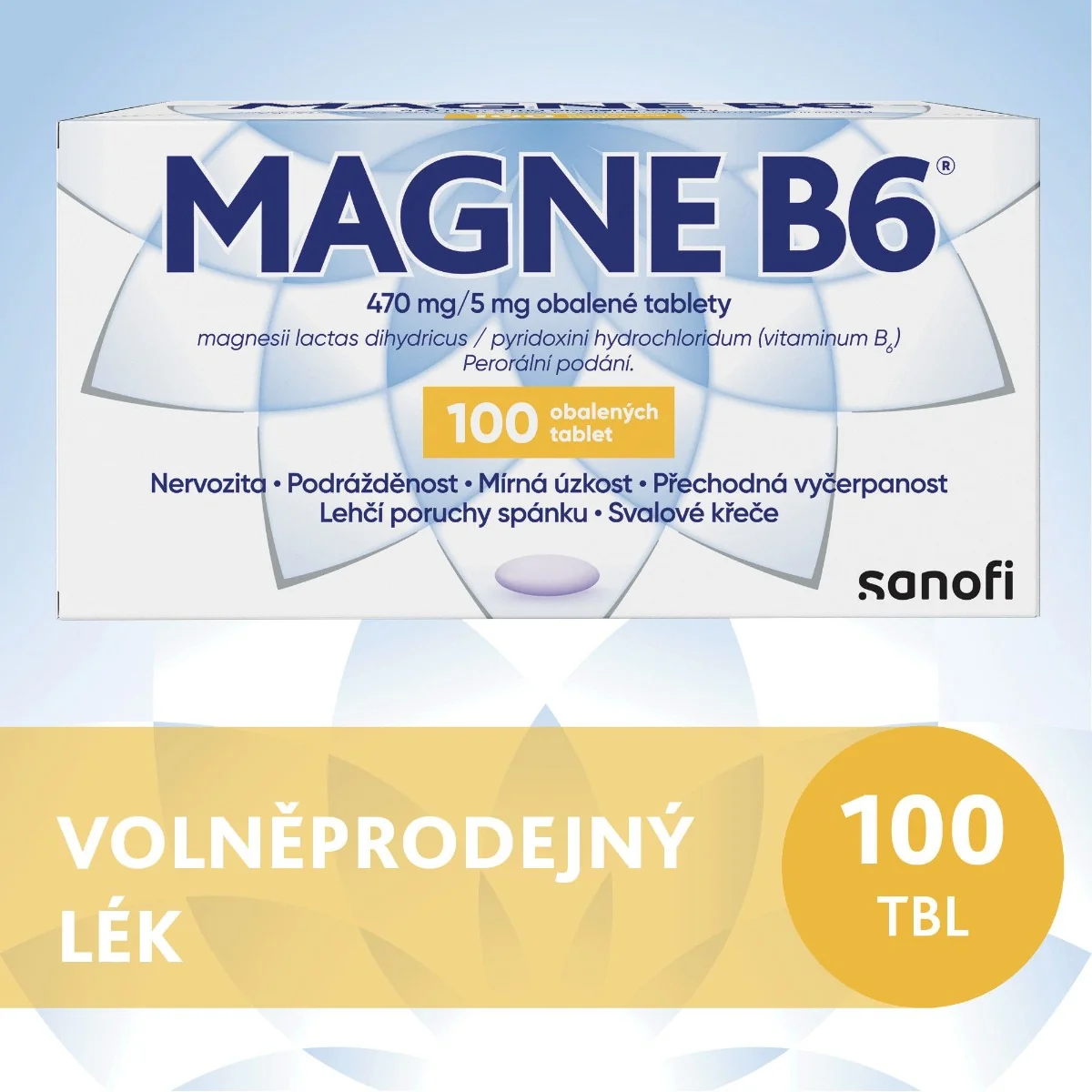 Magne B6 470 mg/5 mg 100 tablet