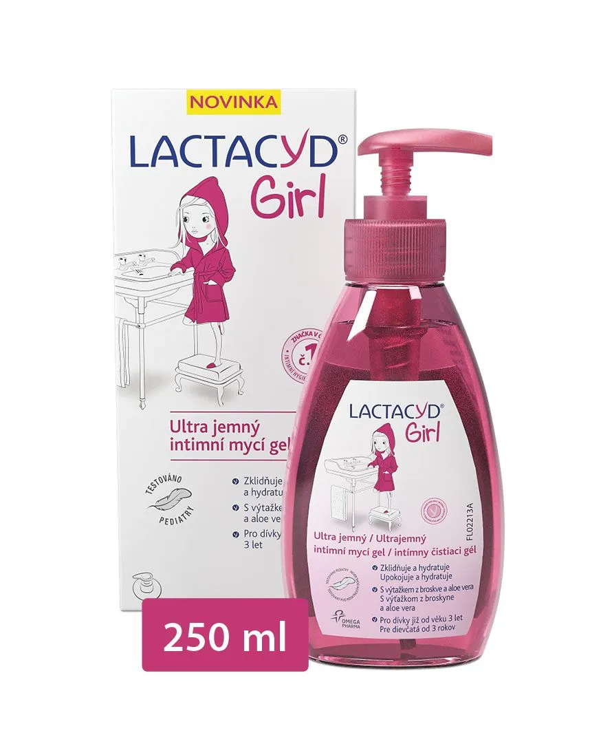 Lactacyd Girl Ultra jemný intimní mycí gel 200 ml