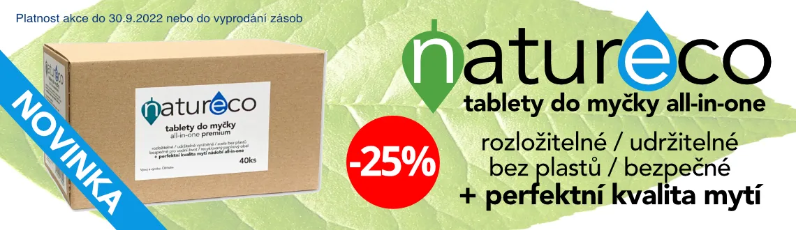 NaturEco tablety SLEVA 25 % (září 2022)
