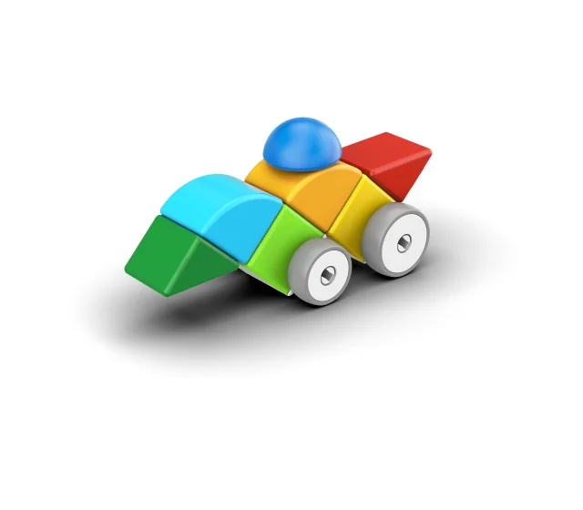 Geomag Magicube Auto magnetická stavebnice 13 dílků
