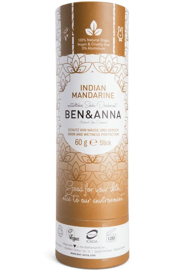 Ben & Anna Tuhý deodorant BIO Indická mandarinka 60 g