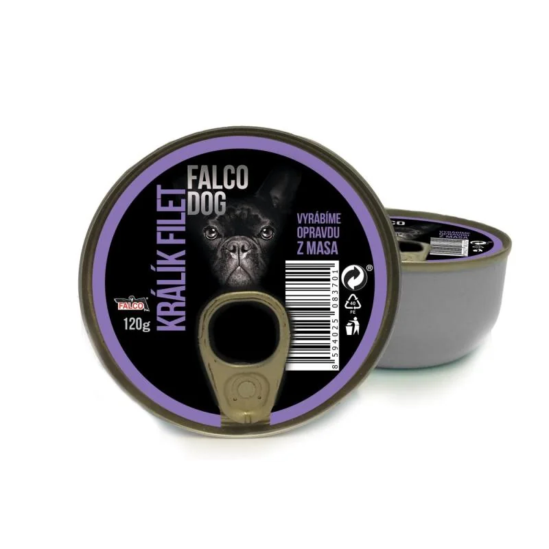 Sokol Falco DOG králík filet 120g