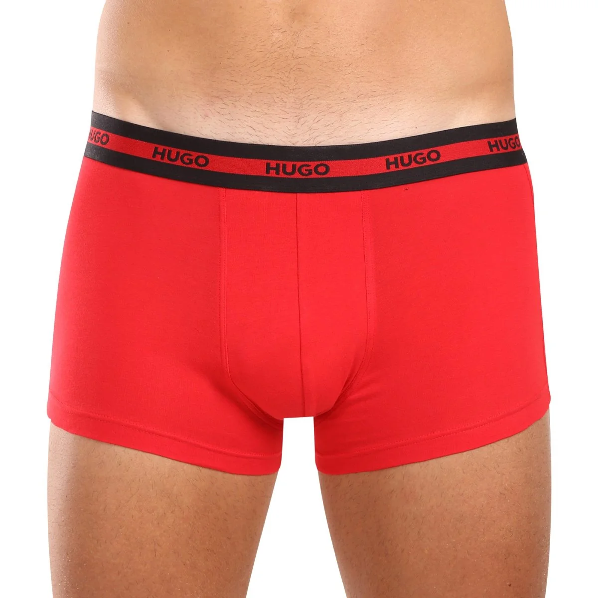 HUGO 3PACK pánské boxerky vícebarevné (50517883 960) M