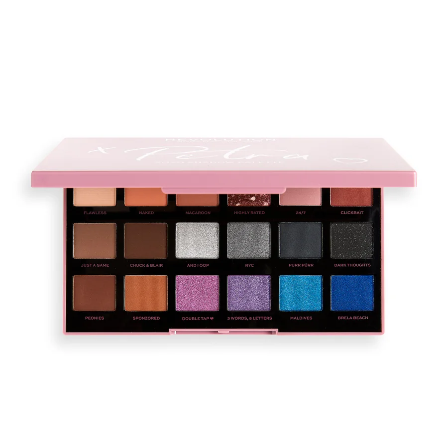 Makeup Revolution X Petra XOXO paletka očních stínů 29 g