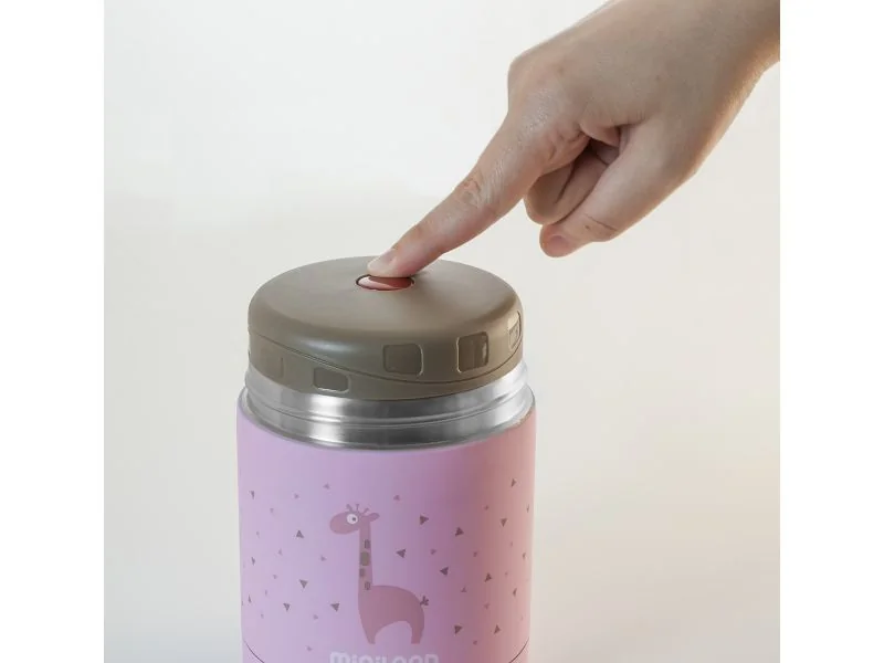 Miniland Termoska na jídlo Silky Pink 600 ml