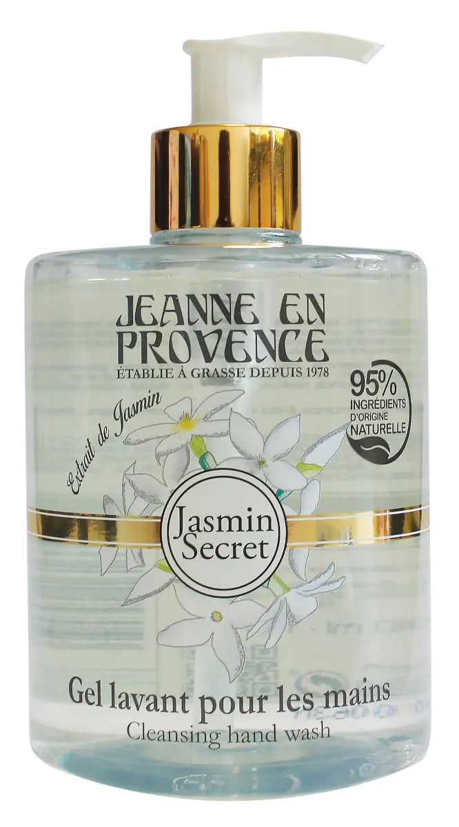 Jeanne en Provence Mycí gel na ruce Tajemství jasmínu