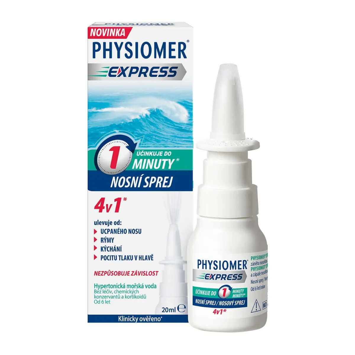 Physiomer Express nosní sprej 20 ml