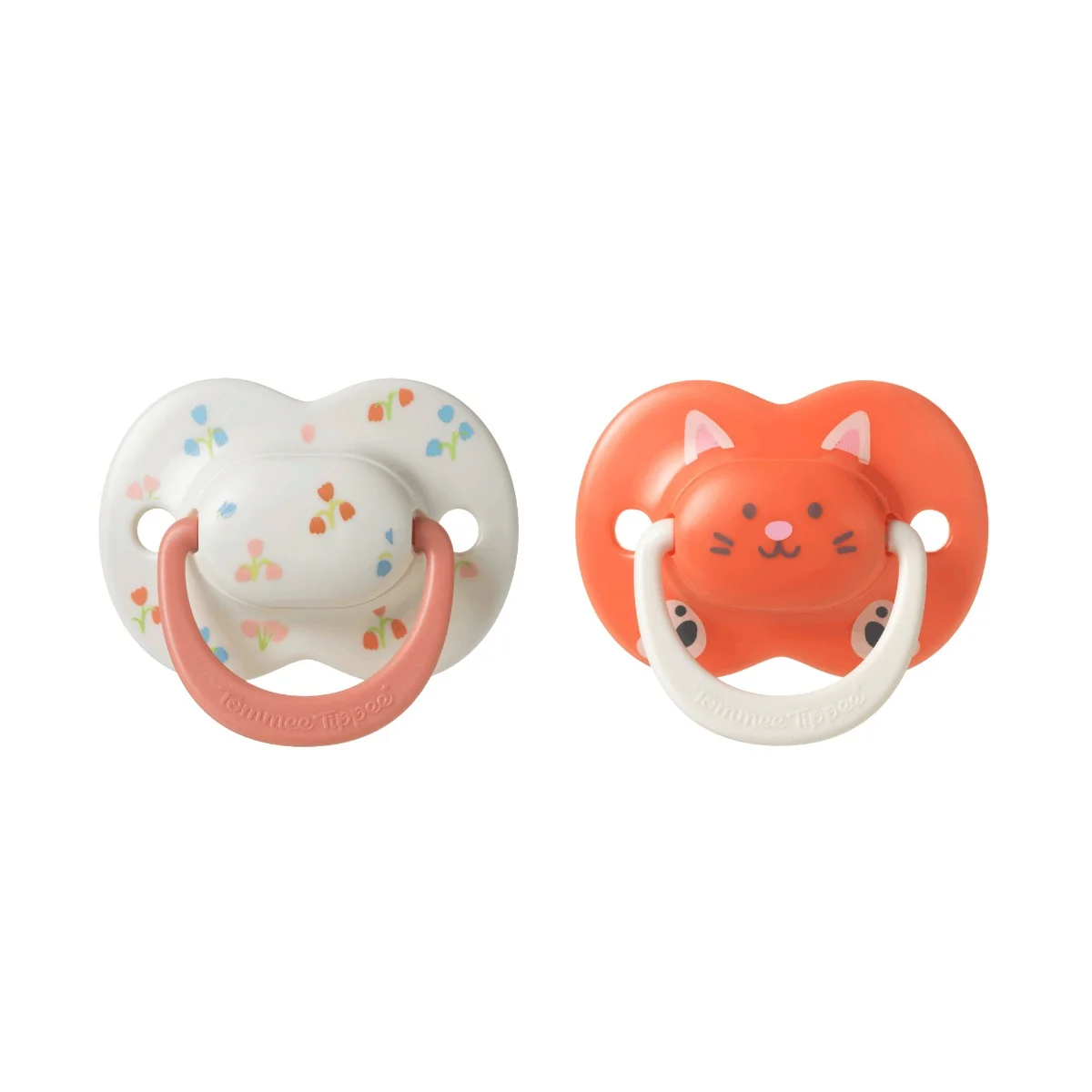 Tommee Tippee Ultimate Fit silikonový dudlík 18-36m, Boy 2 ks oranžová