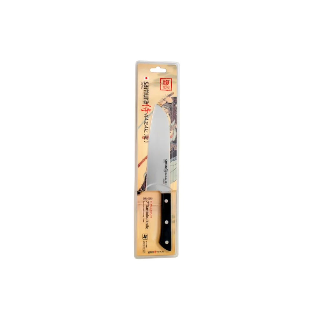 Samura HARAKIRI Nůž Santoku 17,5 cm (černá) (SHR-0095B)