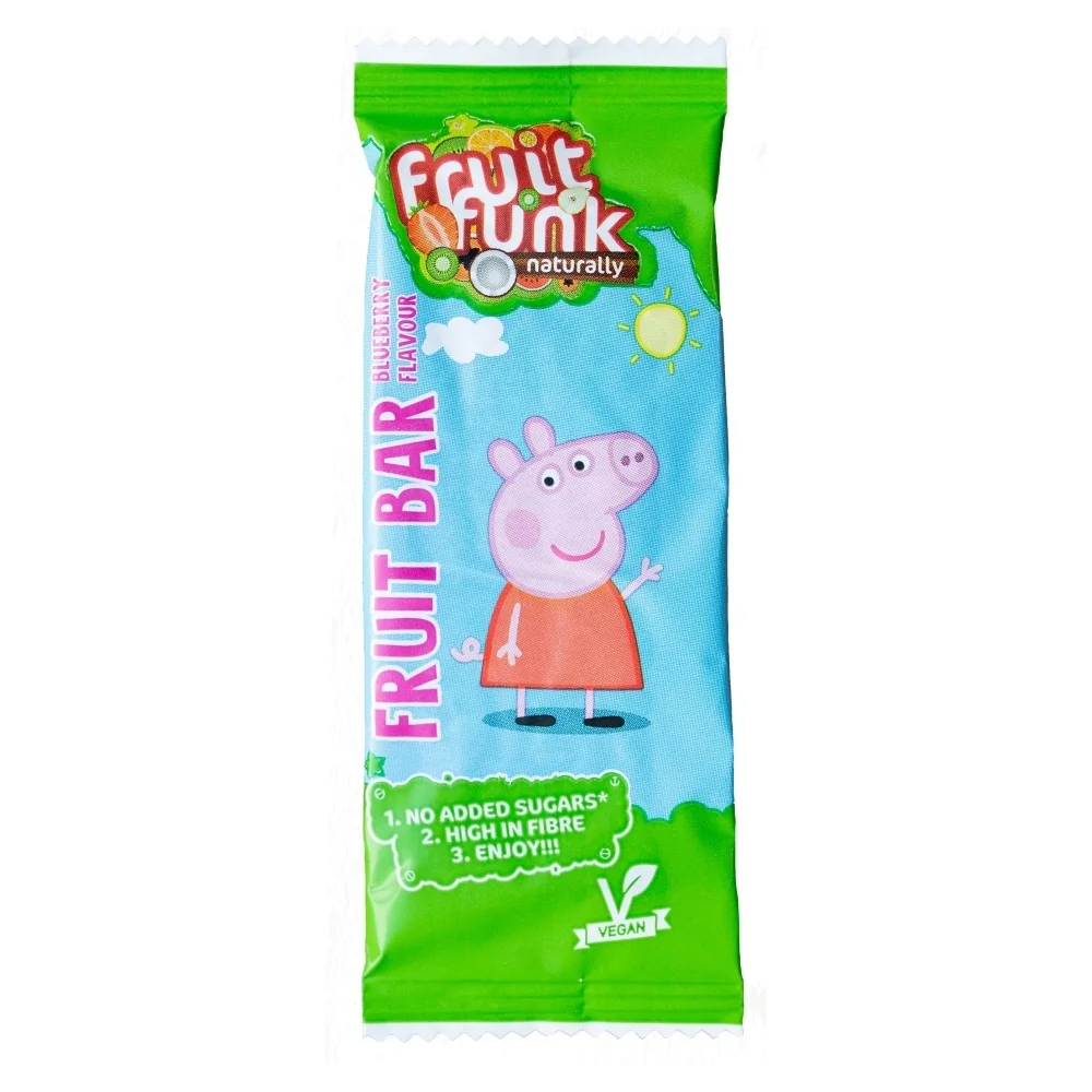 Fruitfunk Prasátko Pepa borůvková ovocná tyčinka 20 g