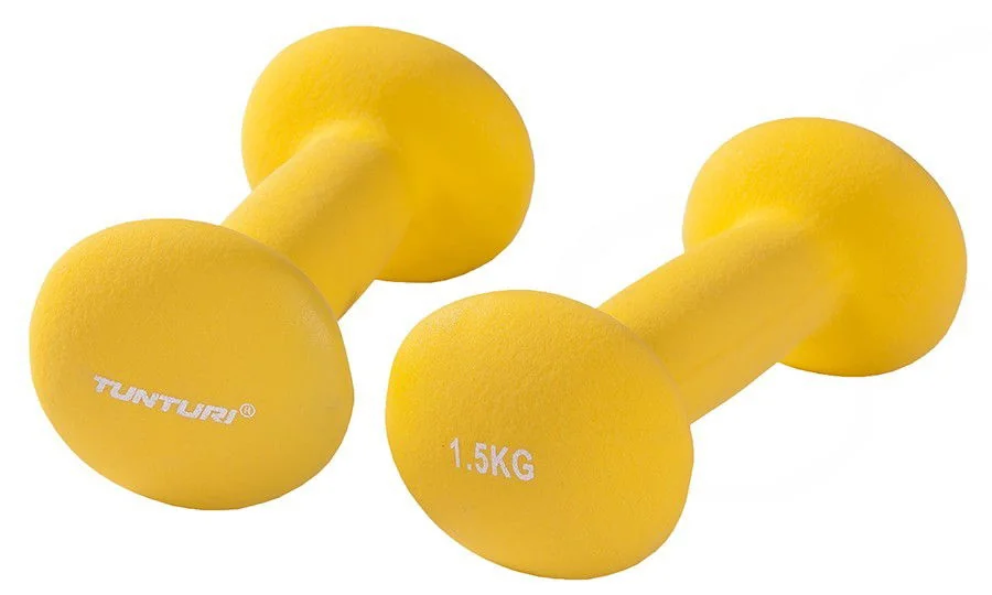 Tunturi Činky neoprén varianta 2 x 5,0 kg