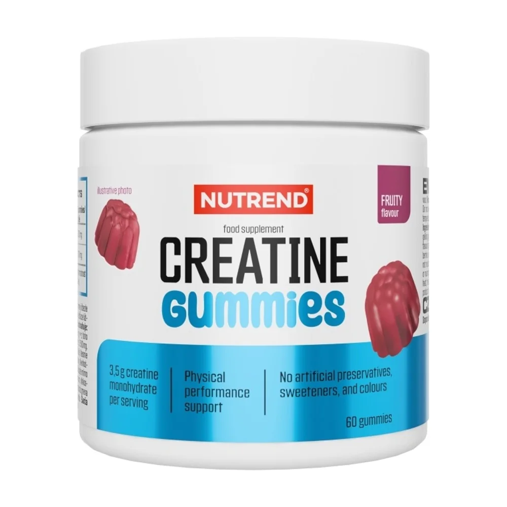 Nutrend Creatine gummies ovocná příchuť 60 ks