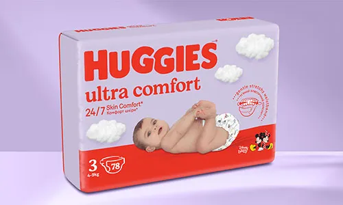 Huggies. Ultra Comfort jednorázové pleny.